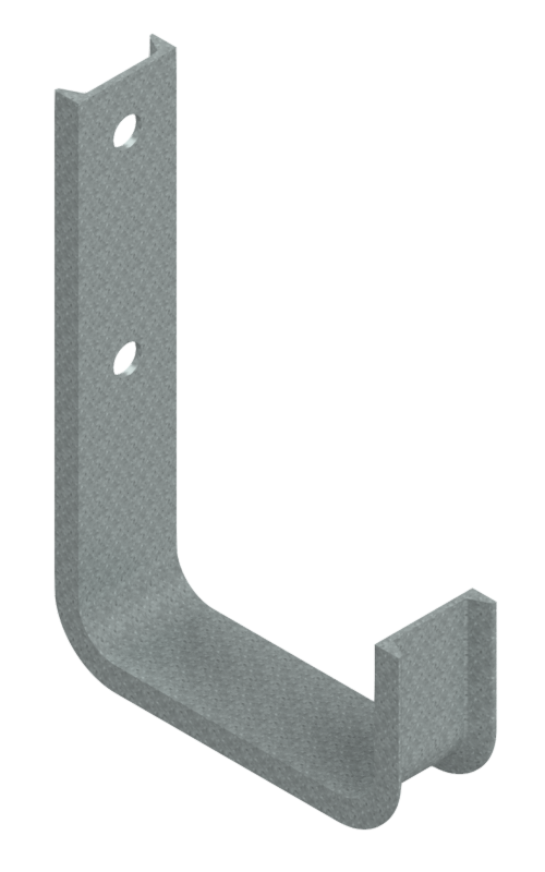 Conduit Stand-Off Bracket, Galvanized 2″ Channel x 6″ Stand-Off, Steel