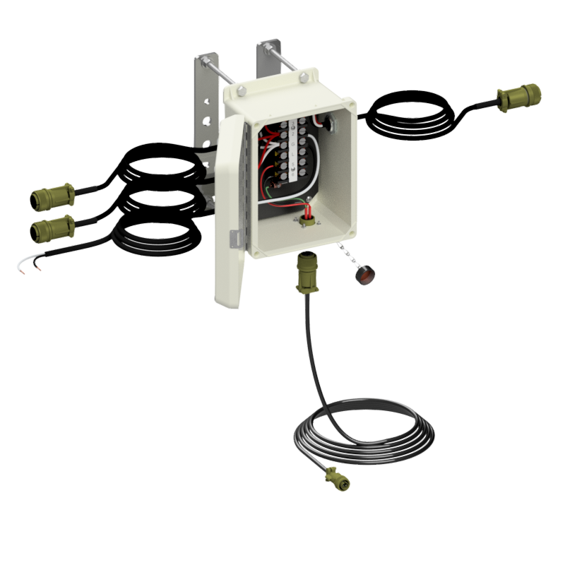 Capacitor Bank Junction Box Assy Lindsey Sensor Cable