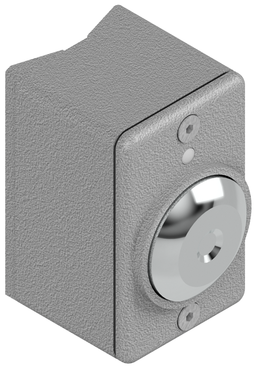 SE-2000 Rectangular Push Button Assy, Pole Mount, Alum Mechanical Switch