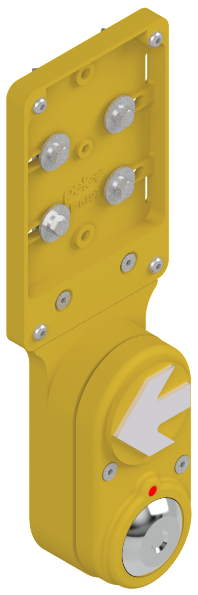 SE-2134 Modular Push Button Station Assy, Oval w/ Directional Arrow Mechanical Switch, Alum
