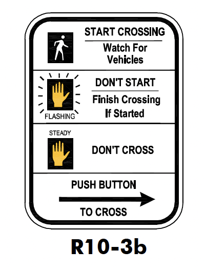 Pedestrian Signs MUTCD Compliant